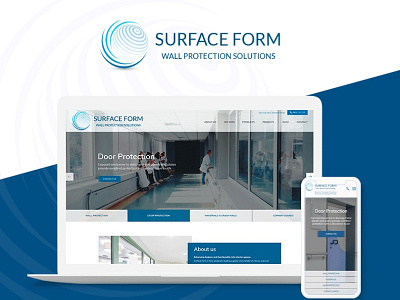 Surface Form website redesign ux design web design web development