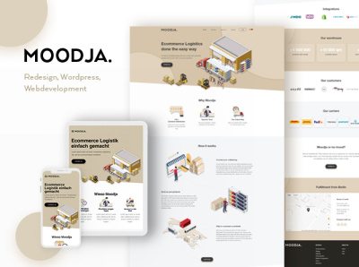 Redesign |Moodja ui design ux design web design web development wordpress