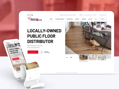 Business Site Redesign | Quality Floors 4 Less