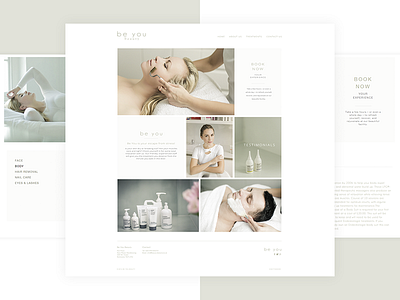 Be you beauty ui design ux design web design web development