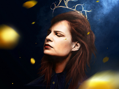 Christine and the Queens portrait digital painting drawing illustration portrait