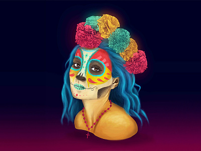Colors of the world - México beauty mexicana mexico muertos multicolor portrait women