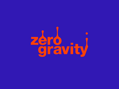 Zero Gravity brandidentity brandidentitydesigner branding creative helvetica liquid logo logodesign logotype nasa typography