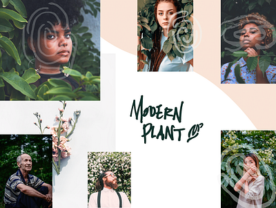 MODERN PLANT // BRAND + WEBSITE atlanta brand branding design dynamic illustration logo