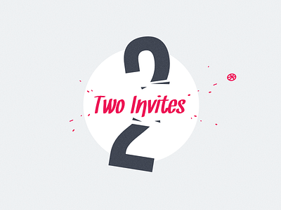 2x Dribbble Invites invitation invite invites
