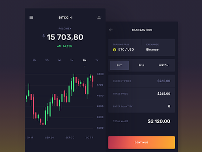 Midnite - Stats blockchain chart coins crypto cryptocurrency graph kit mobile statistics stats ui wallet