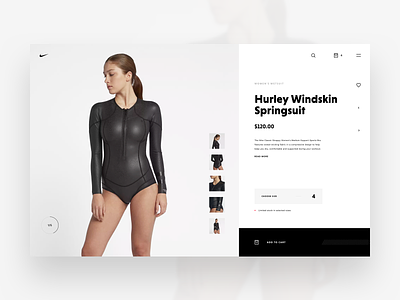 Nike Store Concept – Product Details #2 concept ecommerce freebie nike product product details product page redesign shop sketch store web webdesign