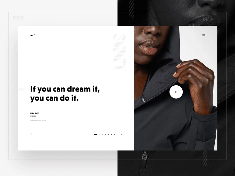 Nike Store Concept – Page loading