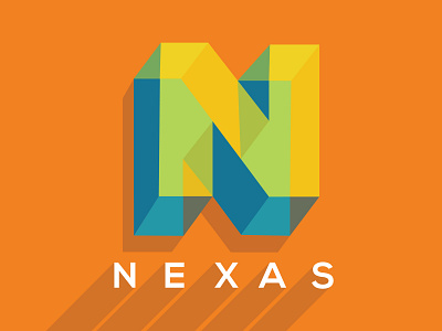 Nexas Logo 3d logo branding branding logo design fashion graphic design icon identity illustration letter logo logo logo design mascot logo n logo nexas logo printing typography vector