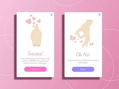 Soft Success/Error Message adobe challenge daily art dailyui dailyui011 design design challenge illustration photoshop sketch sketch app ui vector vector art