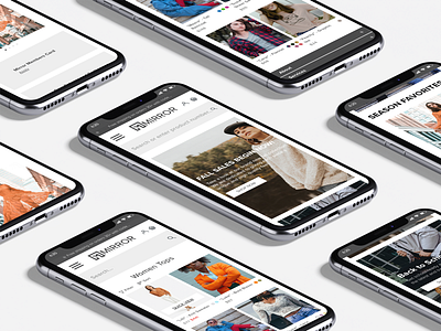 Mirror for Mobile interface mobile design product design responsive retail design ui ui design ui designer ux ux research