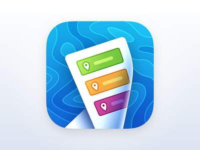Travelos iOS App Icon app icon icon iso app icon map travel app