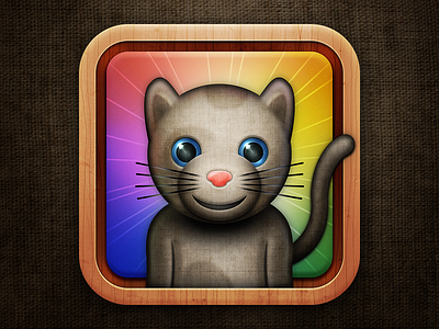 Stuffed Toy Cat Icon app app icon cat ios ios icon