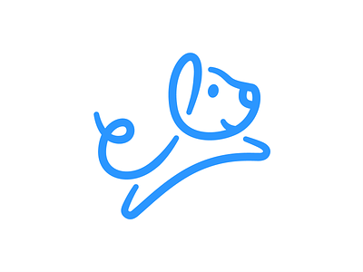 Jumping Dog Logo