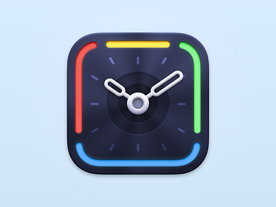 Timing - Big Sur App Icon app icon clock icon mac mac app macos macos app icon macos icon timing