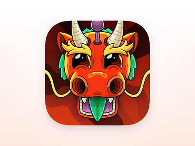 Roary the Dragon - Apollo Ultra Icon apollo apollo ultra app icon dragon icon ios app icon