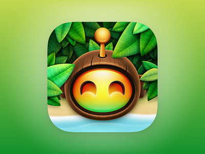 Coconut Head - Apollo Ultra Icon apollo apollo app apollo ultra app icon app icon design ios app icon