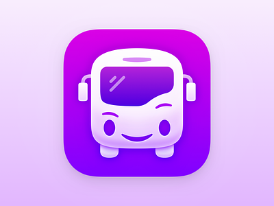 Whiz - iOS App Icon app icon bus icon icon icon design ios app icon