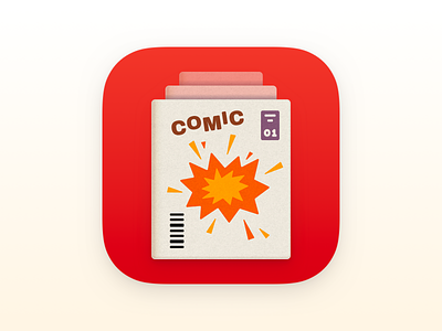 ComicTrack App Icon app icon comic comic book icon icon design ios app icon macos app icon