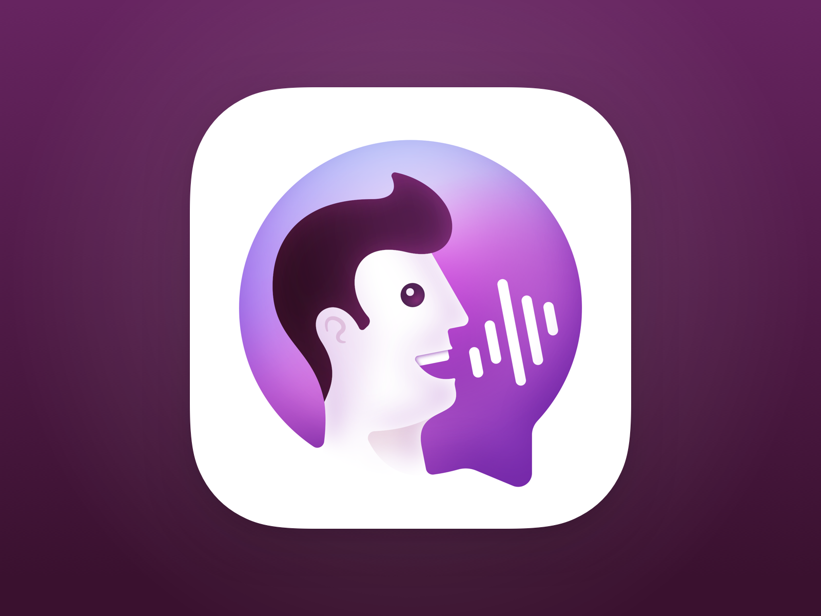 Remarkable Text to Speech App Icon by Matthew Skiles on Dribbble