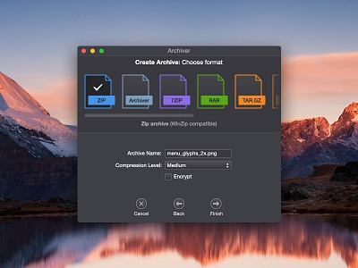 Archiver App - UI Improvements app app ui archiver mac os x yosemite