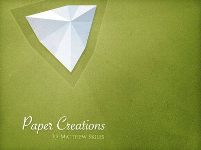 Paper Creations green paper