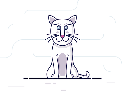 Rufus The Cat cat illustration