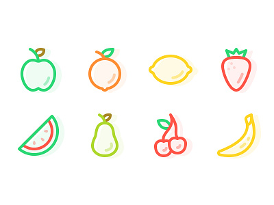 Fresh Fruits fruit fruit icon icons