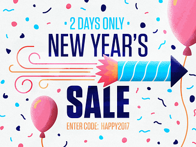 Mighty Deals - New Year's Sale (20% OFF) balloons confetti fireworks mighty deals sale