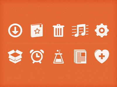 Orange Icons