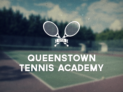 Queenstown Tennis Academy - Logo logo ribbon tennis