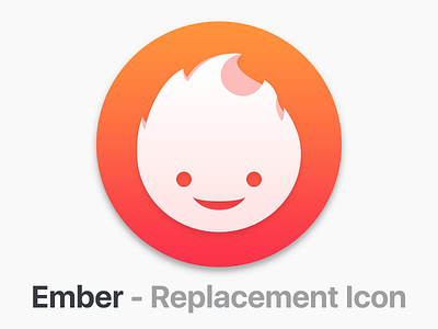 Ember - Replacement Icon app icon ember flame icon replacement icon