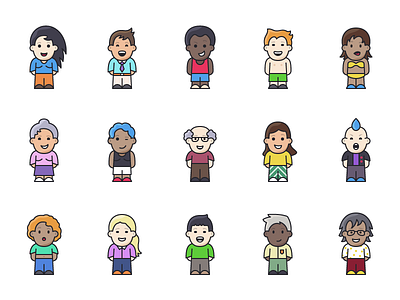 Lil Buddies - 15 People Icons