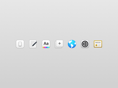 New VoodooPad - Preference Icons icon mac app mac icons macos preference icons prefs voodoopad