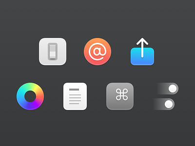 Custom Reeder Preference Icons icons macos preference icons preferences