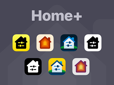 Home+ App Icons app app icons ios