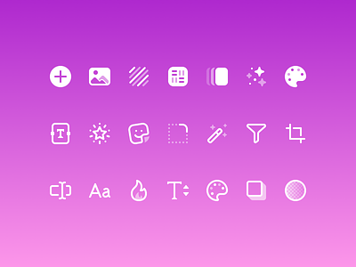 PosterBoost UI Icons