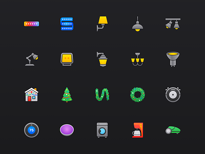 Home+ 4.1 Accessories accessory icons app gradients home 4 icons ios ui icons