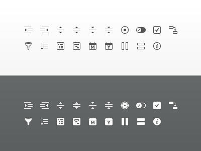 SheetPlanner Toolbar Icons