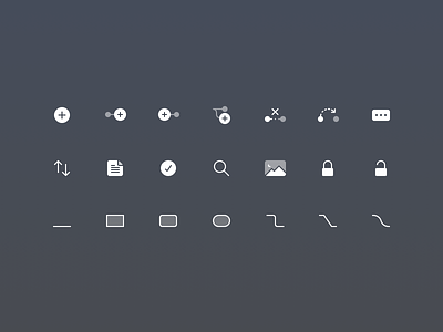 Focusplan Toolbar and UI Icons app focusplan icons iconset mac mac ui icons macos toolbar icons ui icons