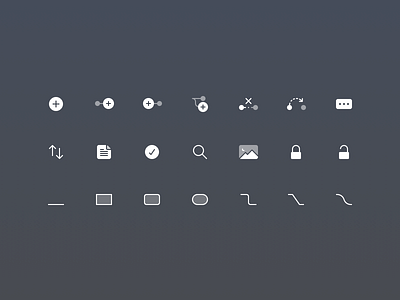 Focusplan Toolbar and UI Icons app focusplan icons iconset mac mac ui icons macos toolbar icons ui icons