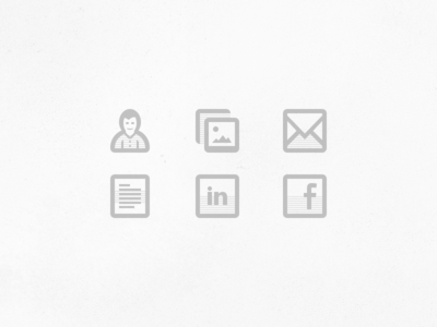 Simple Gray Icons