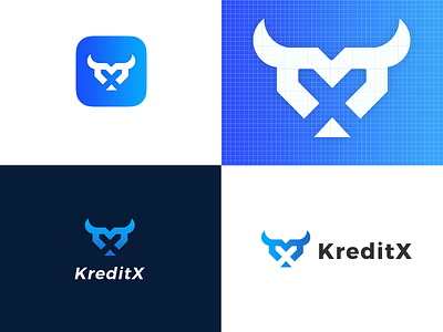 A logo design for creditX