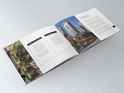 Booklet for real estate development company booklet brochure design typography