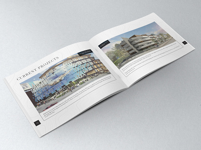 Booklet for real estate development company booklet brochure design typography