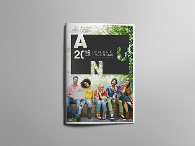 Australian National University Brochure booklet branding brochure design design concept education brochure modern brochure typography youth