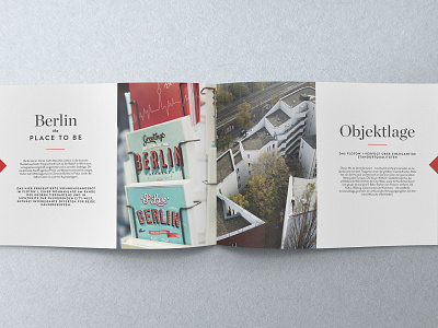 Flotow Brochure concept booklet branding brochure design design concept developement modern brochure real estate typography