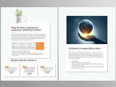 LifePharm Brochure booklet brochure design business brochure design design concept food brochure modern brochure