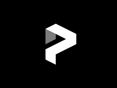 P for "Pxel" logo logodesign logomark minimalism