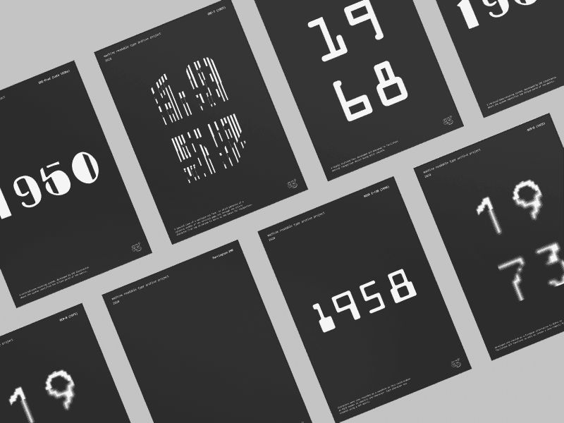 Machine Readable Type | An Archive Project animation graphic design kinetic type kinetic typography typography